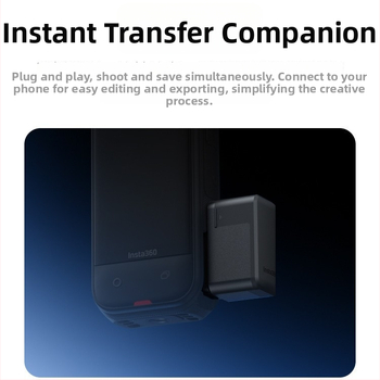 Skladovací modul pre Insta360 X5 — originálne príslušenstvo Shadowstone, plug‑and‑play, flexibilná lepivá základňa