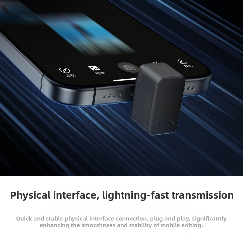 Skladovací modul pre Insta360 X5 — originálne príslušenstvo Shadowstone, plug‑and‑play, flexibilná lepivá základňa