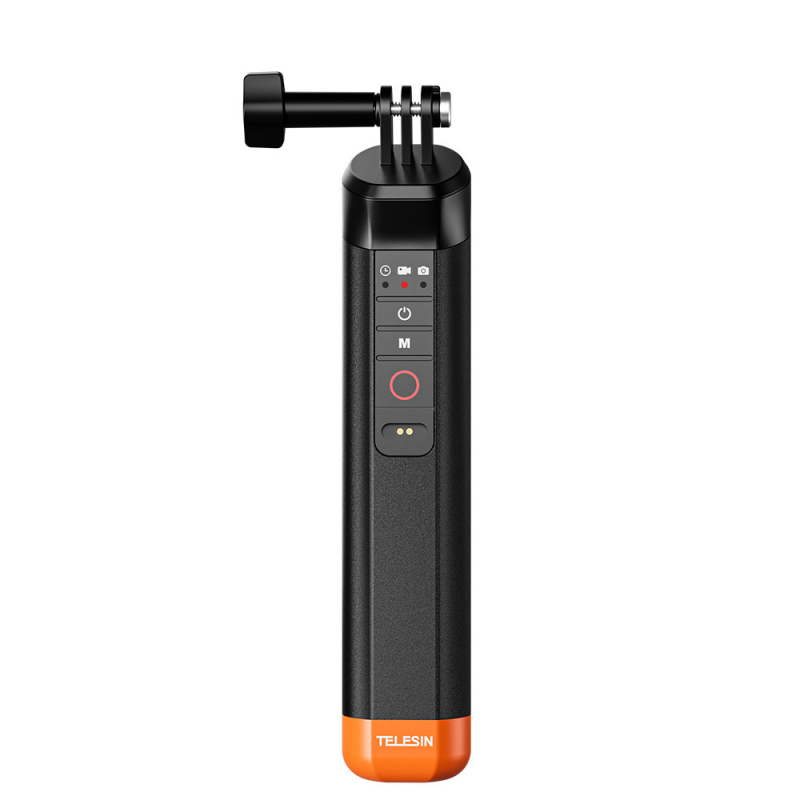 Telesin Bluetooth Buoyancy Stick Snorkel Handle pentru GoPro 8-13, Model S4-fhg-01-tgp, Material: Plastic