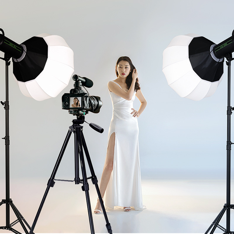 Stativ za livestream s kuglastim soft-light glavom, 300W, 220V, za jednu kameru