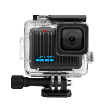 Vodootporna kutija GoPro Hero | Prozirna, dubina do 60 m, Materijal: PC + kaljeno staklo (Materijal: PC + kaljeno staklo; Kompatibilnost: GOPRO HERO; Logo: prilagodljiv)
