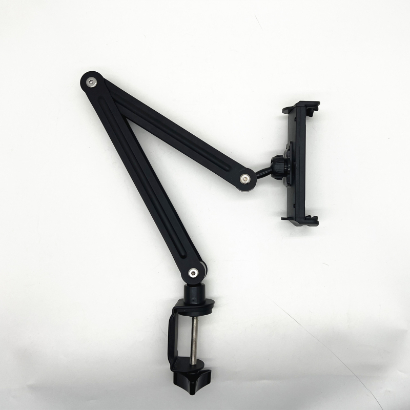 Suport universal pentru telefon și tabletă, tip ridicare, suport de birou pliabil cu clemă, model GMS33L