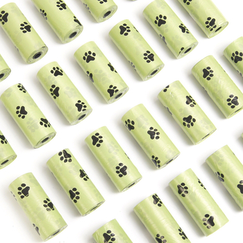 Pungi groase pentru gunoiul câinilor, cu deschidere plată, din PE biodegradabile