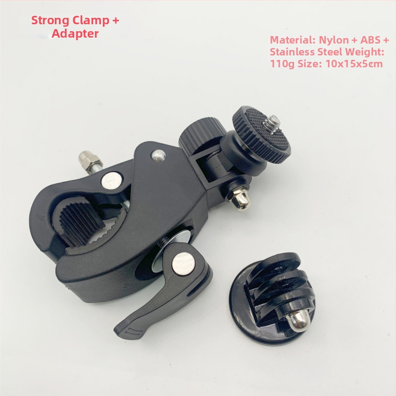 Koplo Nylonový držiak na palicu pre športovú kameru – pevný klip, univerzálna kompatibilita, adapter súčasťou