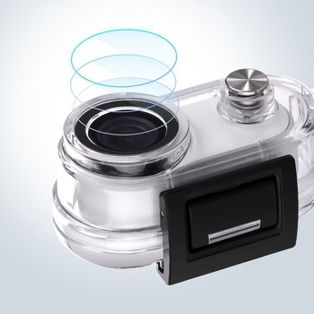 Vodootporno Zaštitno Kućište Insta360 Go3/Go3 S — Materijal: PC + kaljeno staklo + nehrđajući čelik; Kompatibilno s Insta360 Go3/Go3 S; Prilagodljiv logotip