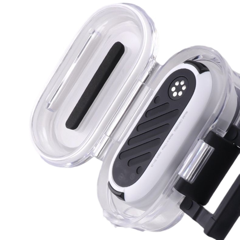 Vodootporno Zaštitno Kućište Insta360 Go3/Go3 S — Materijal: PC + kaljeno staklo + nehrđajući čelik; Kompatibilno s Insta360 Go3/Go3 S; Prilagodljiv logotip