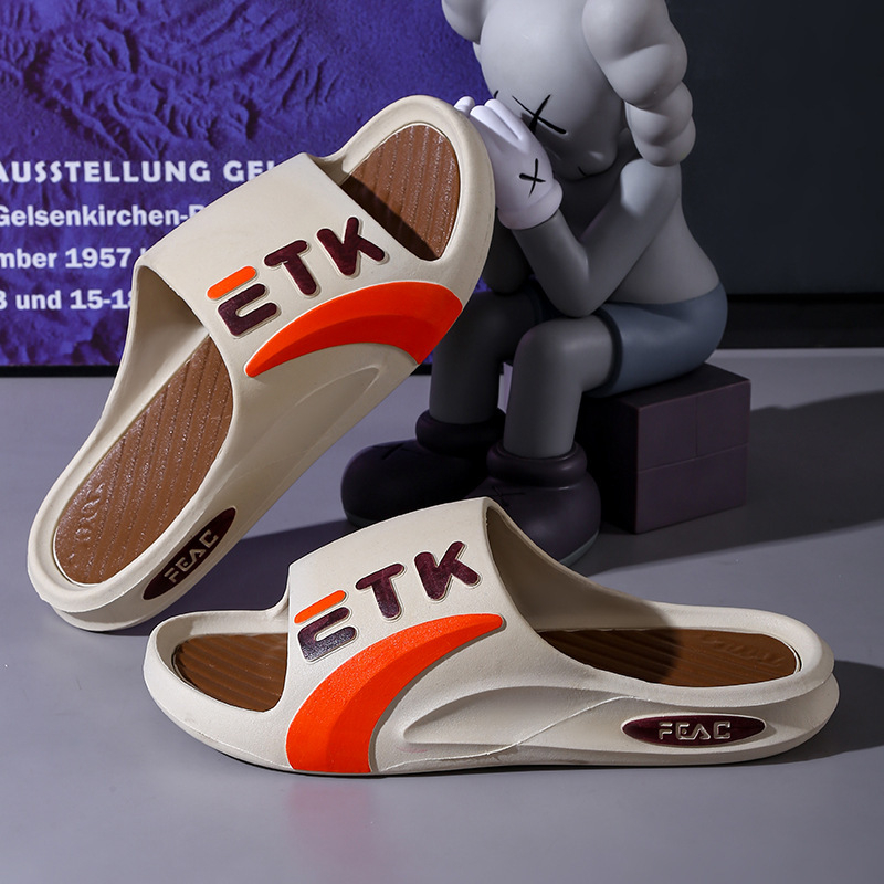 Muške japanke, protuklizne, s debelim đonom, ljeto 2024 (gornji PU, đon PVC, injekcijski oblikovan đon)