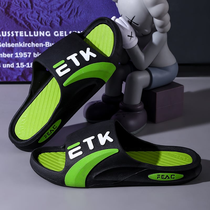 Muške japanke, protuklizne, s debelim đonom, ljeto 2024 (gornji PU, đon PVC, injekcijski oblikovan đon)