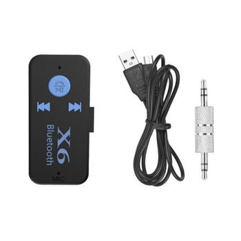 Autó Bluetooth kihangosító vevő, Bluetooth 5.0, 2,4 GHz, bemenet 5V, 3,5 mm audió kimenet (hatótávolság 10 m)