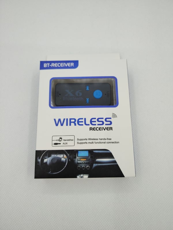 Autó Bluetooth kihangosító vevő, Bluetooth 5.0, 2,4 GHz, bemenet 5V, 3,5 mm audió kimenet (hatótávolság 10 m)