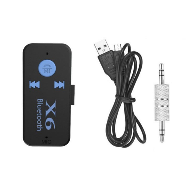 Autó Bluetooth kihangosító vevő, Bluetooth 5.0, 2,4 GHz, bemenet 5V, 3,5 mm audió kimenet (hatótávolság 10 m)