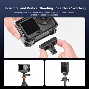 Kovová ochranná škrupina a rozšírený rám pre DJI Osmo Action 6 Rabbit Cage od Flymile