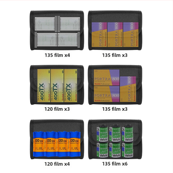 Taška na skladovanie filmov pre kameru, prenosná, model 101-C002-050046