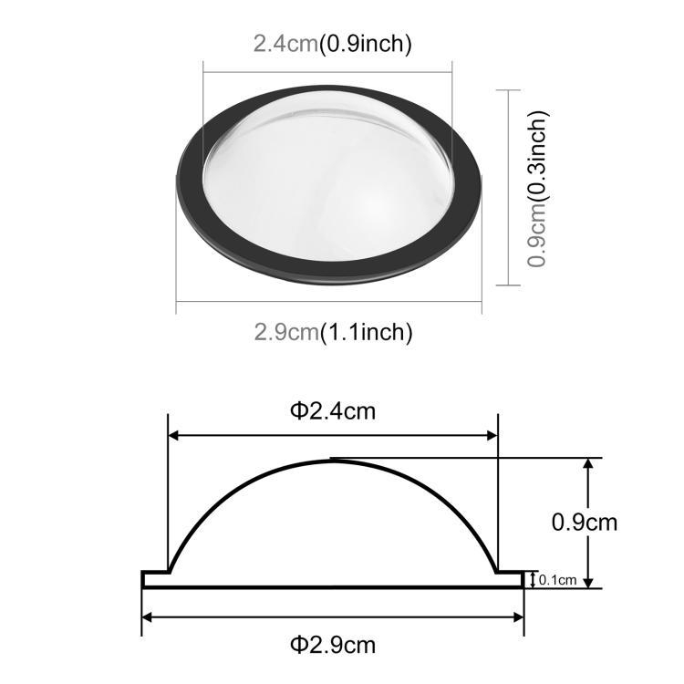 Protector adeziv de obiectiv din silicon pentru Ricoh Theta SC2/S/V – Pu590t, compatibil cu Ricoh Theta SC2/S/V, imprimare logo permisă