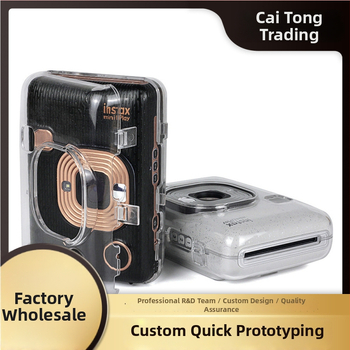 Ochranný obal pre Fujifilm Instax Mini LiPlay, priehľadný PC kryt, odolný voči škrabancom a pádom, prispôsobenie podľa obrázka