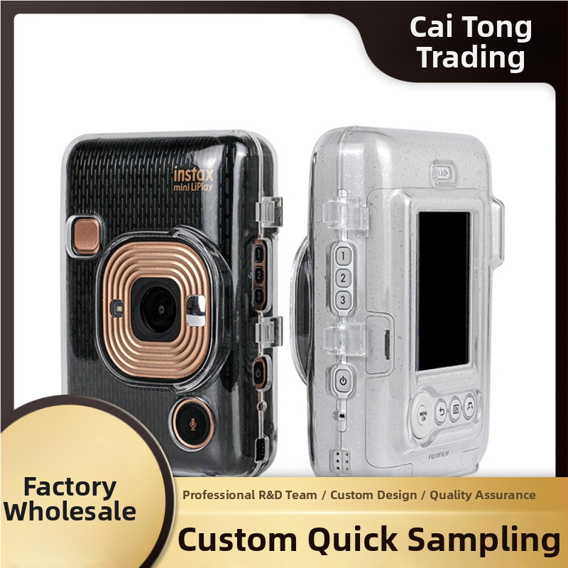 Ochranný obal pre Fujifilm Instax Mini LiPlay, priehľadný PC kryt, odolný voči škrabancom a pádom, prispôsobenie podľa obrázka