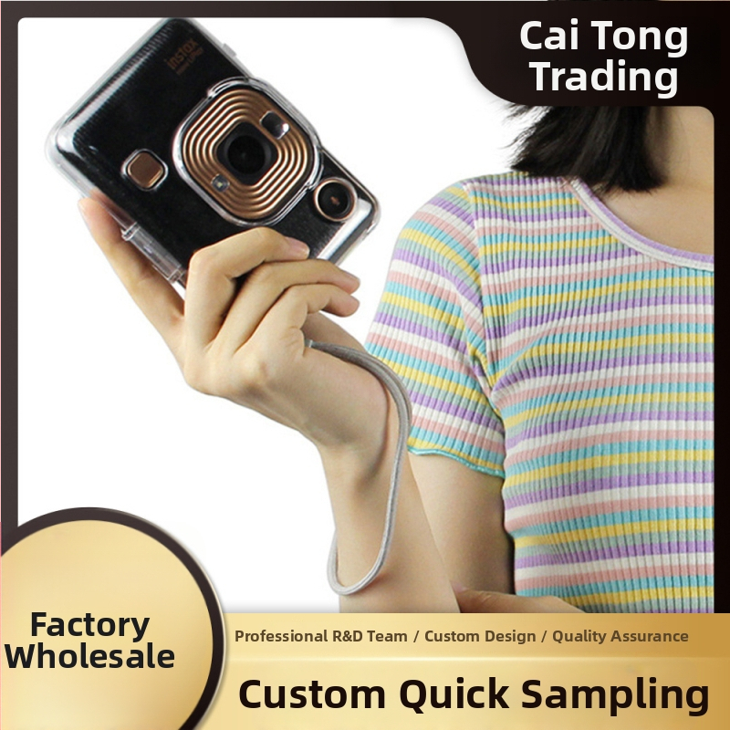 Ochranný obal pre Fujifilm Instax Mini LiPlay, priehľadný PC kryt, odolný voči škrabancom a pádom, prispôsobenie podľa obrázka