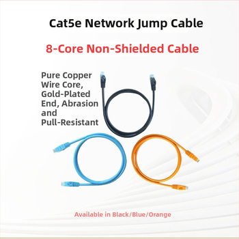 Hikvision Cat6 Gigabit uzraudzības kabelis, 8 vadus, 4 pāri, dubultā aizsardzība, modeļa DS-1LN5E, iekšējai un ārējai lietošanai