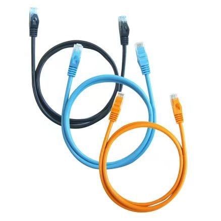 Hikvision Cat6 Gigabit uzraudzības kabelis, 8 vadus, 4 pāri, dubultā aizsardzība, modeļa DS-1LN5E, iekšējai un ārējai lietošanai