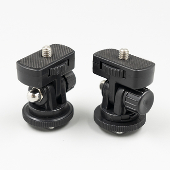 Adaptor pentru hot shoe pentru camere DSLR/Mirrorless Canon/Nikon, bază pentru suport telefon, plastic, extensibil, sarcină 2–5 kg