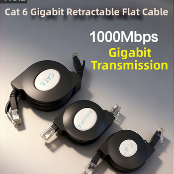 Prenosný kábel Cat6 RJ-45, 1,5 m, čistá meď, 1000 Mbps