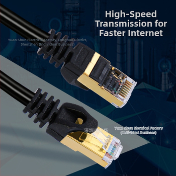 CAT7 Ethernet kabelis, 8 vadi, 20 Gbps, -15 līdz 65°C, vilces izturība 1000 N, spiedes izturība 250P