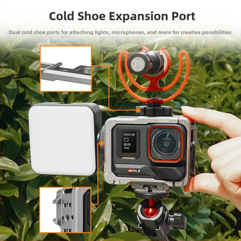 Ochranný rám z hliníkovej zliatiny pre Insta360 Ace Pro 2 — Kovový Rabbit Cage, hmotnosť 83,8 g, kód AC2002, Uvedenie 2024