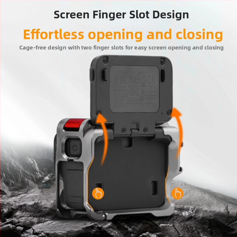 Ochranný rám z hliníkovej zliatiny pre Insta360 Ace Pro 2 — Kovový Rabbit Cage, hmotnosť 83,8 g, kód AC2002, Uvedenie 2024