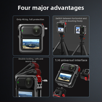 Flymile Ochranný rám pre DJI Osmo Nano — Kovová klietka, Rozšírený rám, Ochranný kryt