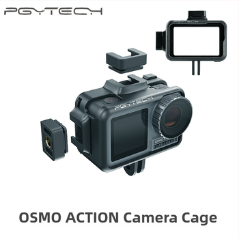 PGYTECH OSMO ACTION Ochranná klietka doplnok, model P-11B-010; Materiál: PC a silikón; Kompatibilný s OSMO ACTION; Obsah balenia: klietka a návod.