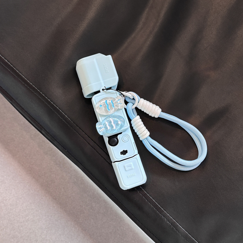 DJI Pocket 3 silikon zaštitni kućište s hlađenjem i lančićem protiv gubitka
