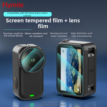 FLYMILE DJI Osmo Nano set ochrany obrazovky: tvrdený film + hydrogel film