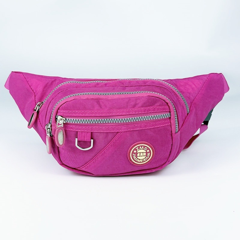 Unisex crossbody torba za struk, najlon, street fashion, proljeće 2025, zatvarač, džep za telefon