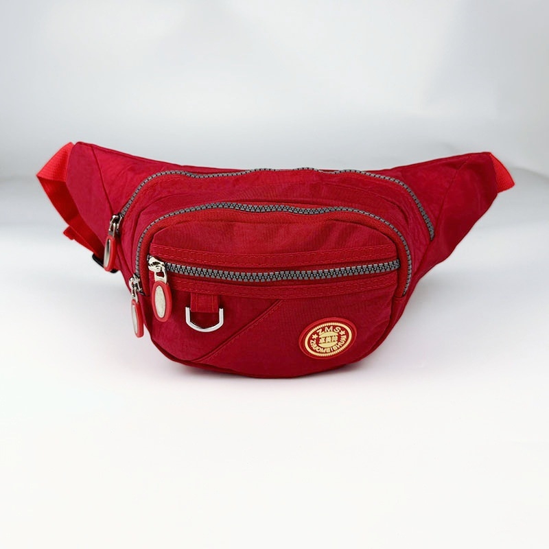 Unisex crossbody torba za struk, najlon, street fashion, proljeće 2025, zatvarač, džep za telefon