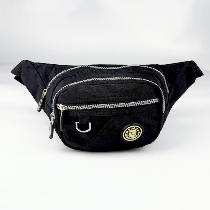 Unisex crossbody torba za struk, najlon, street fashion, proljeće 2025, zatvarač, džep za telefon