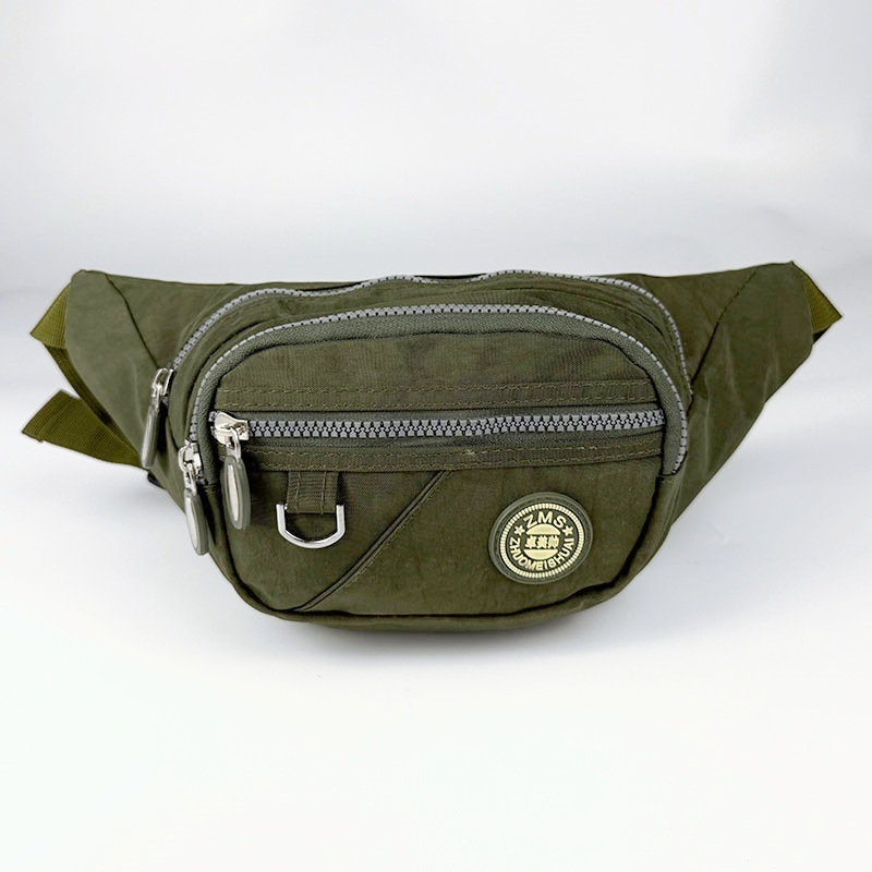 Unisex crossbody torba za struk, najlon, street fashion, proljeće 2025, zatvarač, džep za telefon