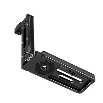 Suport în formă de L din aluminiu pentru cameră și smartphone, cu placă de eliberare rapidă, accesoriu universal pentru trepied