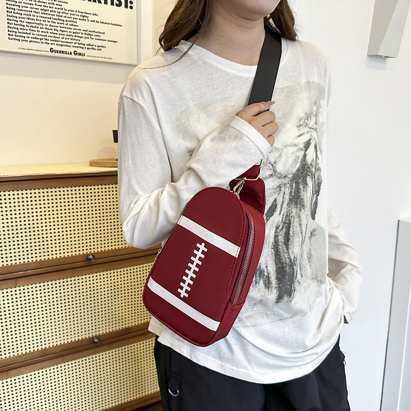 Nylon Crossbody torba, ulični stil, zatvarač, pretinac za mobitel, proljeće 2025