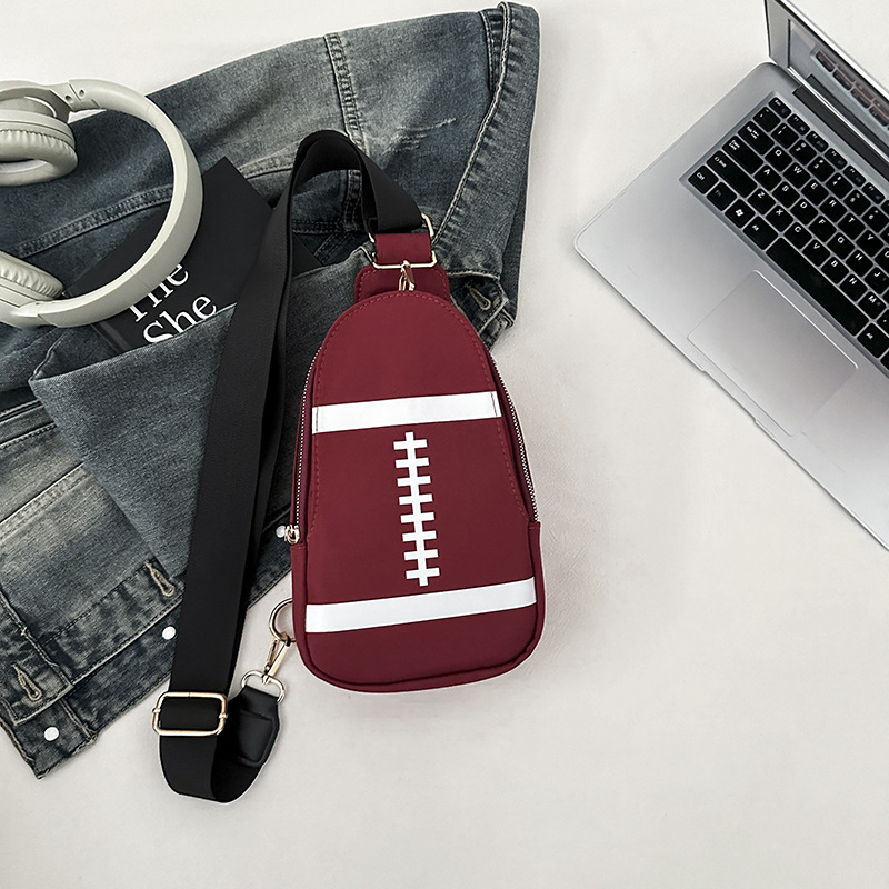 Nylon Crossbody torba, ulični stil, zatvarač, pretinac za mobitel, proljeće 2025