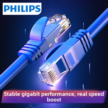 Philips CAT6 neapšūts Ethernet kabelis ar savienuļotām pāriem, 8 vadus, Ø0,5 mm, RJ-45, modeļa SWA1946/93