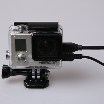 GoPro zaštitno kućište s bočnim otvorom za Hero4/3+/3, izdržljiv ABS + akril