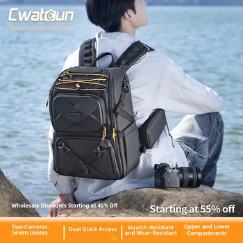 SLR fotoaparato krepšys - 900D medžiaga, atsparus vandeniui, atsparus dilimui, išplečiamas, ergonomiškai nugaros skydelis