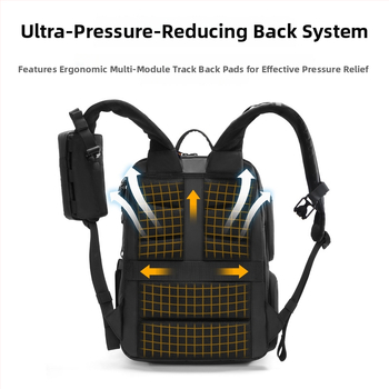 SLR fotoaparato krepšys - 900D medžiaga, atsparus vandeniui, atsparus dilimui, išplečiamas, ergonomiškai nugaros skydelis