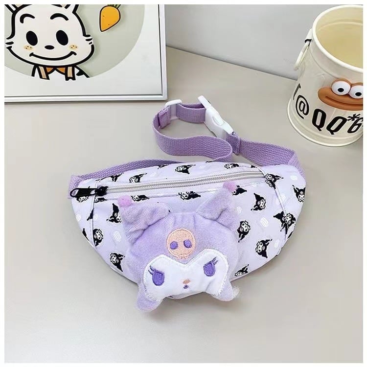 Kuromi crtani dizajn torba za pas, mini crossbody torba za djecu – svakodnevna upotreba