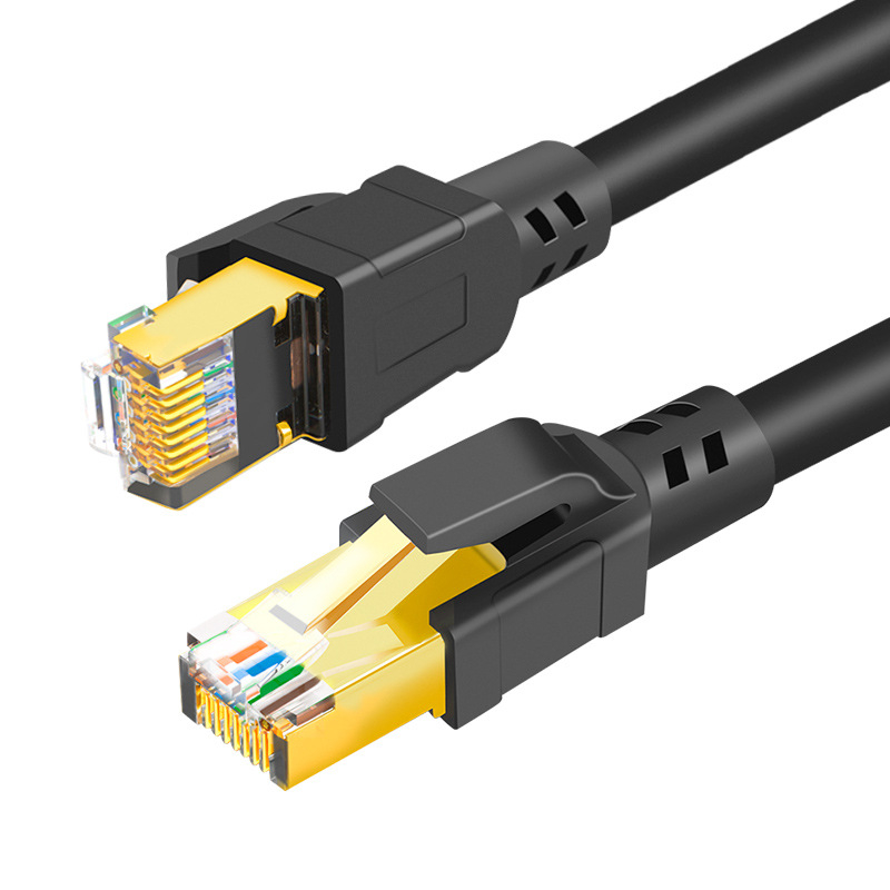 Cat8 Ethernet kabel, bez kisika bakar, RJ-45 konektor, unutarnja uporaba, za usmjerivač, 10G/20Gbps