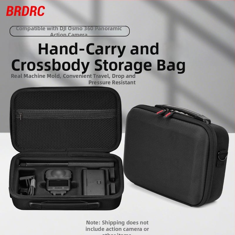 Saugojimo krepšys DJI Osmo 360 kamerai, PC+Lycra, 501.9 g, su crossbody diržu