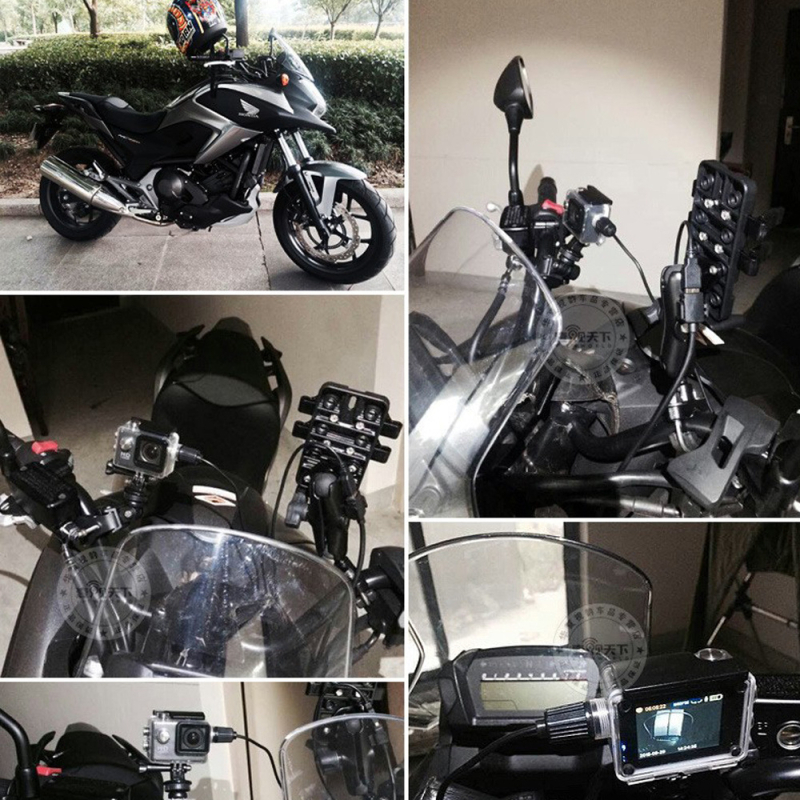 GoPro Hero4 vodootporna zaštitna kućišta za motocikl s bočnim punjenjem i snimanjem
