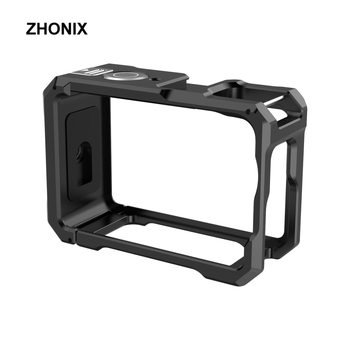 DJI Action 6 Carcasă de protecție din aliaj de aluminiu cu cadru de extindere (rabbit cage) și suport cu shoe rece, personalizare logo