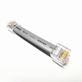 8-jezgreni plosnati Ethernet kabel, 8P8C, plosnati višestruki kabel s RJ45 konektorima, kratko tijelo