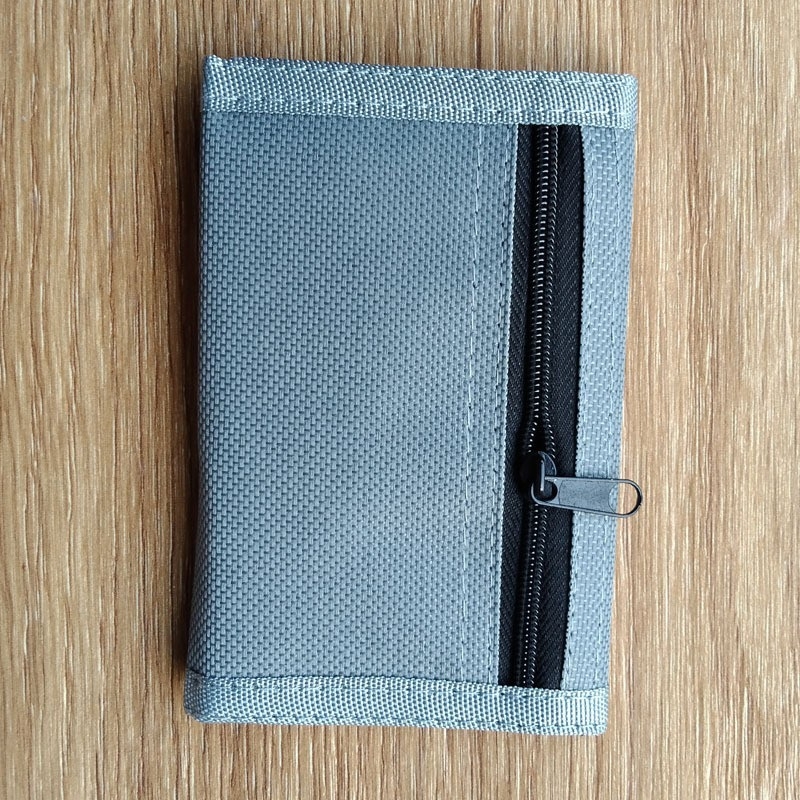 Autonomy novčanik sa zipom od Oxford materijala, geometrijski uzorak, unisex, vodootporan, lagan, proširiv